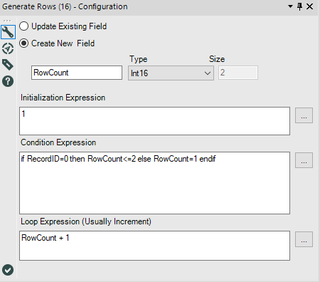 generate rows