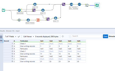 Repeating Headers for Each row using Alteryx Desig Alteryx