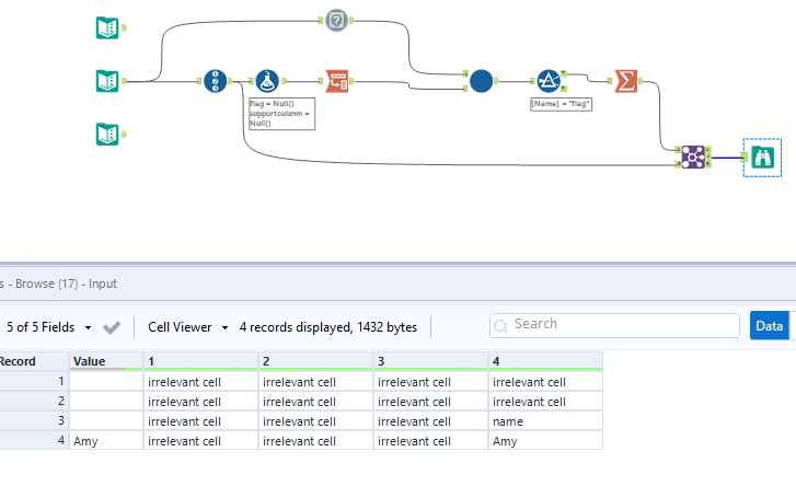 Solved Extract A Certain Value From Table Alteryx Community 1087