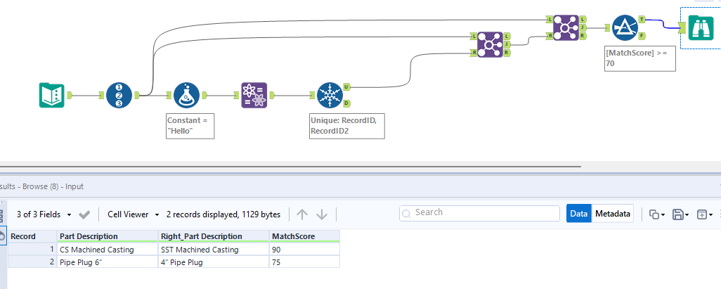 Solved: Fuzzy Match with Descriptions - Alteryx Community