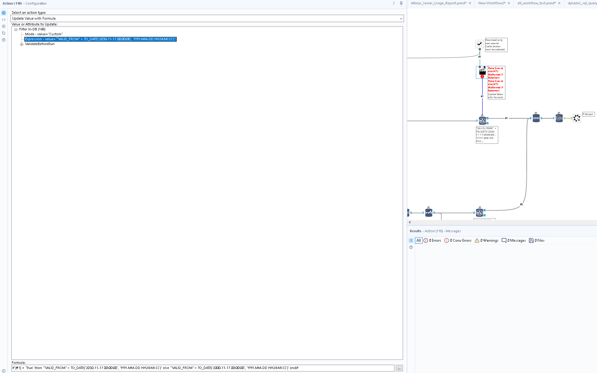 Solved: Change IN-DB Filter Expression via Checkbox Interf... - Alteryx ...