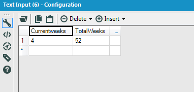 Text Input tool.  I moved the second value into a new column, and renamed them for ease of use