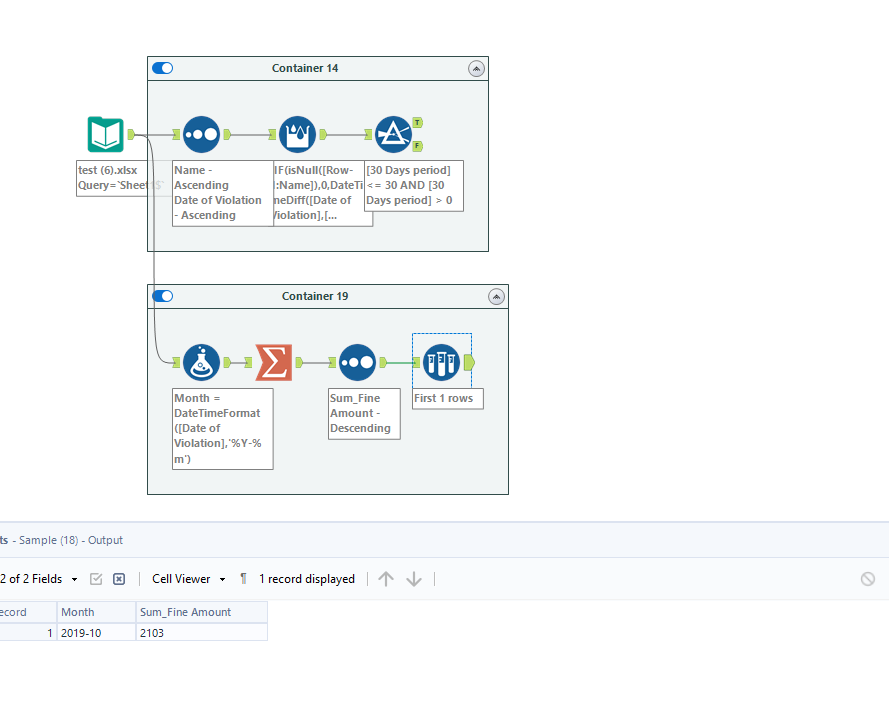 Solved finding rows that got recorded within a time perio... Alteryx