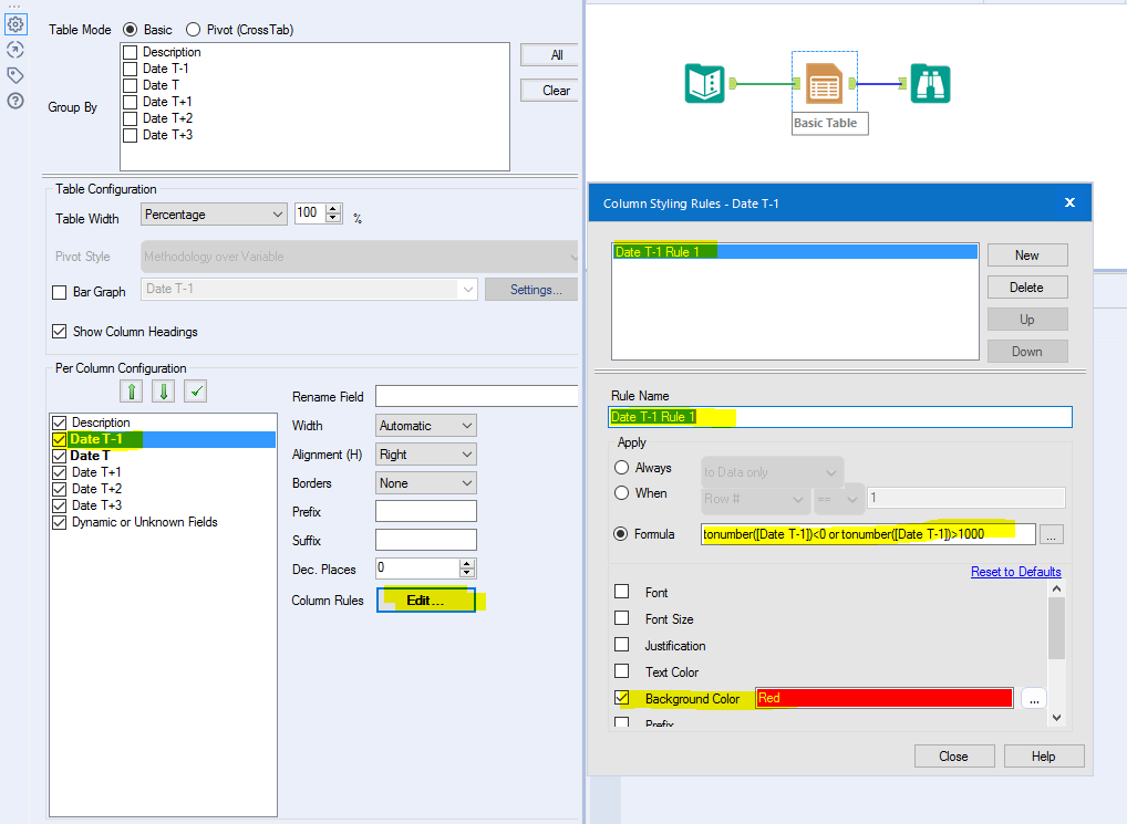 Solved: Row Rule Formatting - Alteryx Community