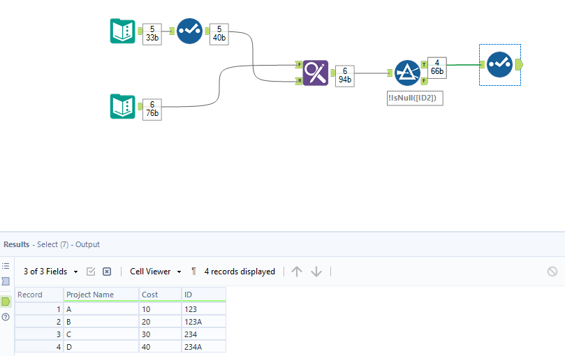 Solved: Comparing two datasets - Alteryx Community