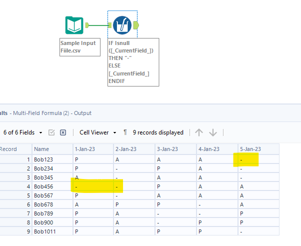 Solved Replace Null Value Dynamically Alteryx Community 0476