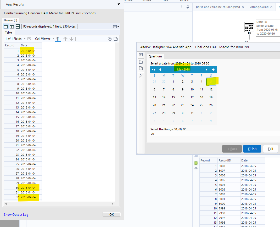 Solved Date Macro Alteryx Community 8957