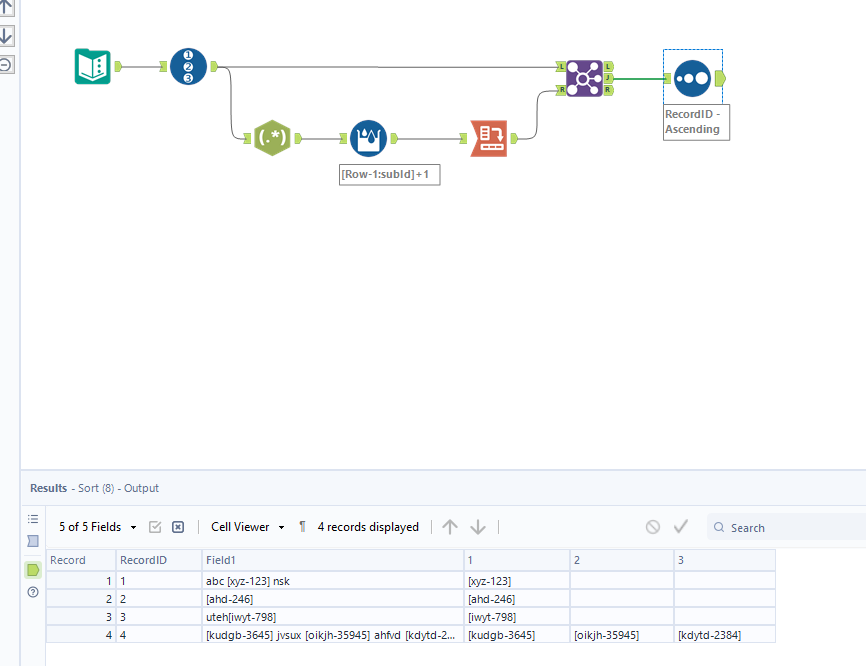 Solved: Regex solution to extract data from multiple brack... - Alteryx ...