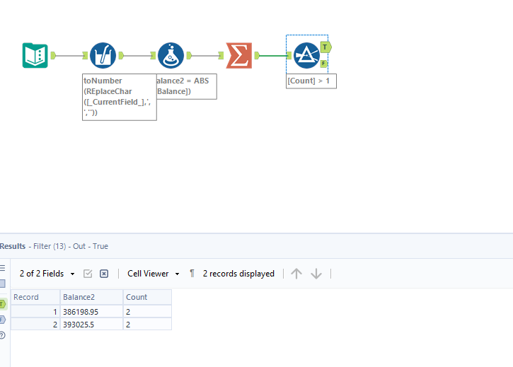 Solved: How can I write a formula to offset balance - Alteryx Community