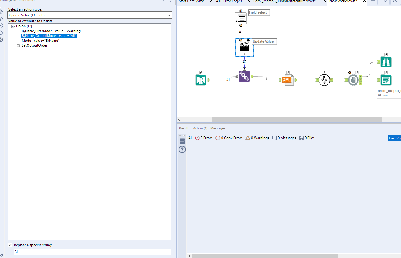 Update Value for Union Tool - Alteryx Community