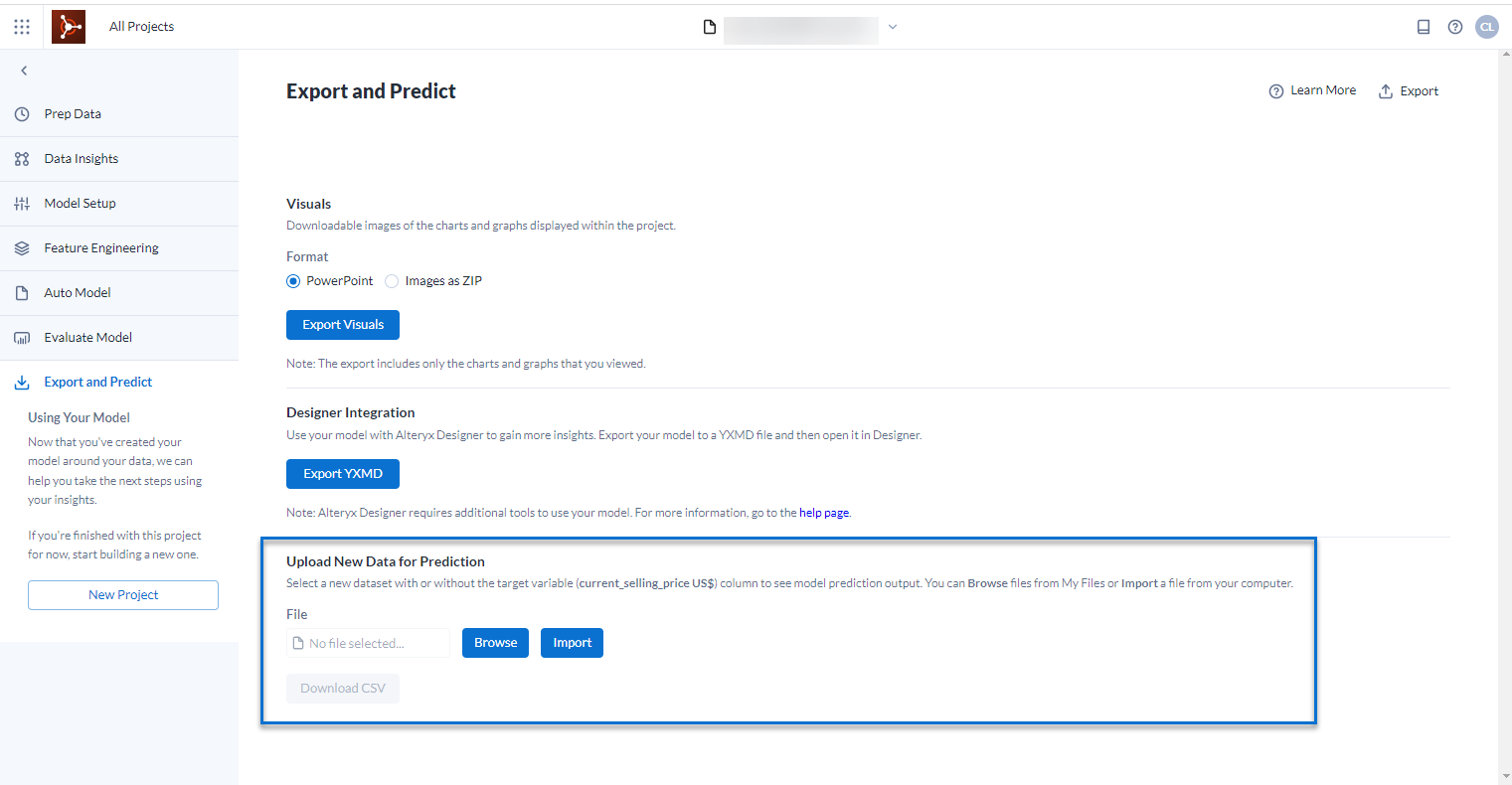 Alteryx ML model deployment and automation options - Alteryx Community