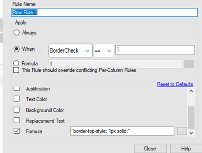 Solved: Row Rule Formatting - Alteryx Community