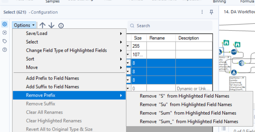 Add the remove or add Prefix or Suffix Feature on Alteryx Community