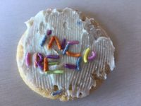 Inspire cookie, made by my kid