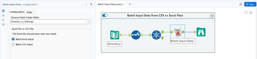 Batch Input Data