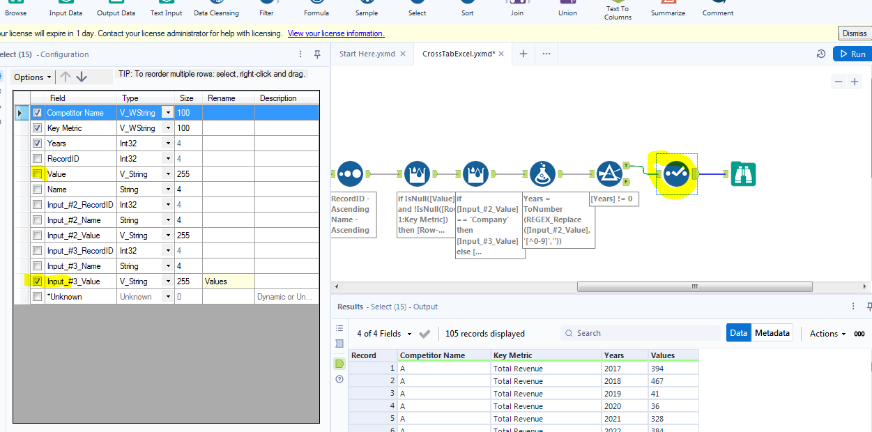 Solved Transpose Crosstab Alteryx Community