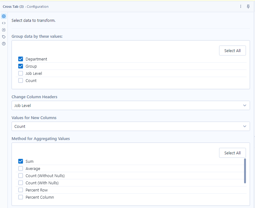 CrossTab – Count string field - Alteryx Community