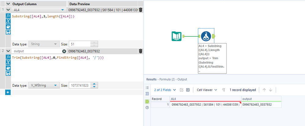 Solved: Sub String and Find String together - Alteryx Community