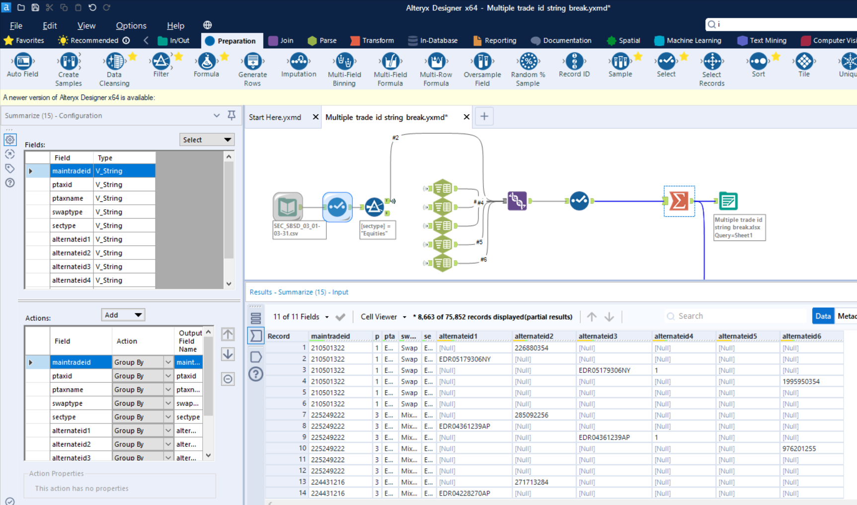 Solved: Delimit and bring to one line - Alteryx Community