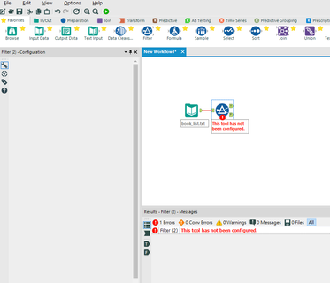 Filter Configuration Panel Does T Show In Windows Alteryx Community