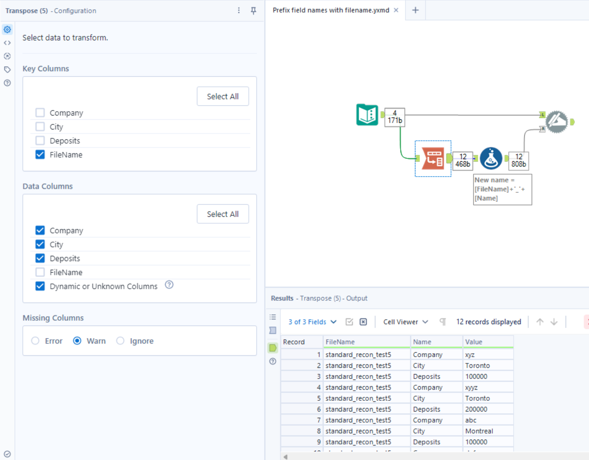 file name as a prefix to headers Alteryx Community