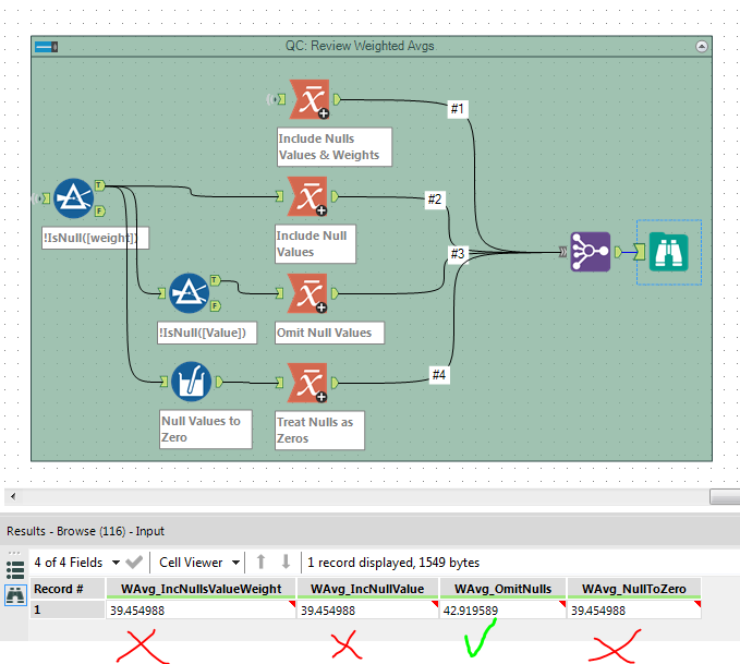 Denote Handling Of Null Values In Statistical Tool Alteryx Community