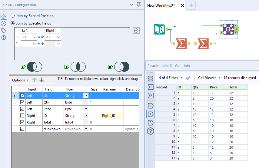 Solved Grouping Total Alteryx Community 4420