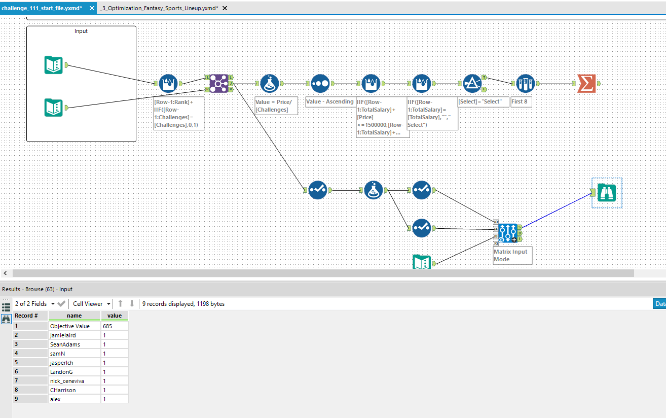 Optimizing Fantasy Football (Soccer) Using Alteryx - Alteryx Community