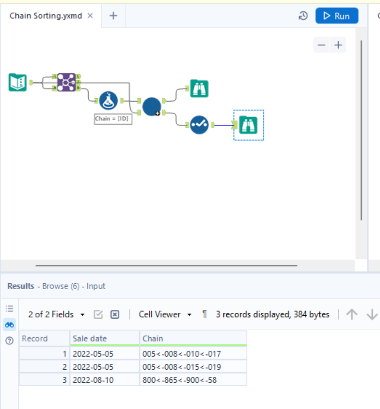 Chain Sorting - Alteryx Community