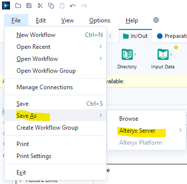 Solved: Cannot execute After Run command on server - Alteryx Community