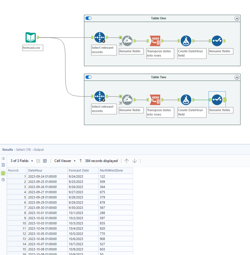 Trying to capture a header and making it a value i Alteryx