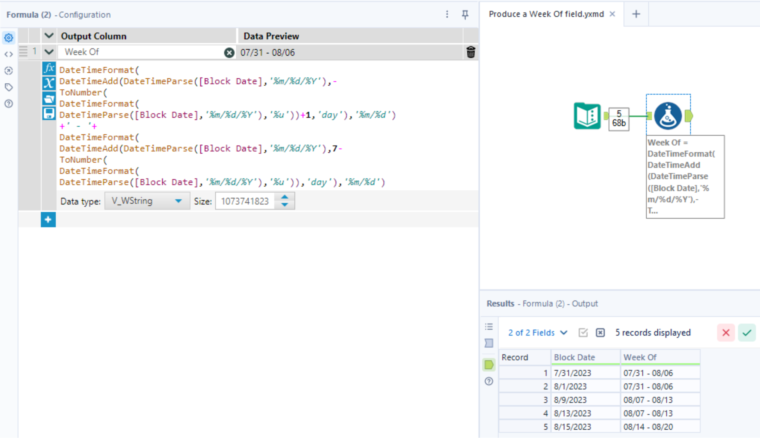 Solved Grouping Dates In A New Column Alteryx Community 2751