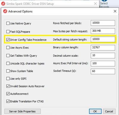 Alteryx simba spark settings.JPG