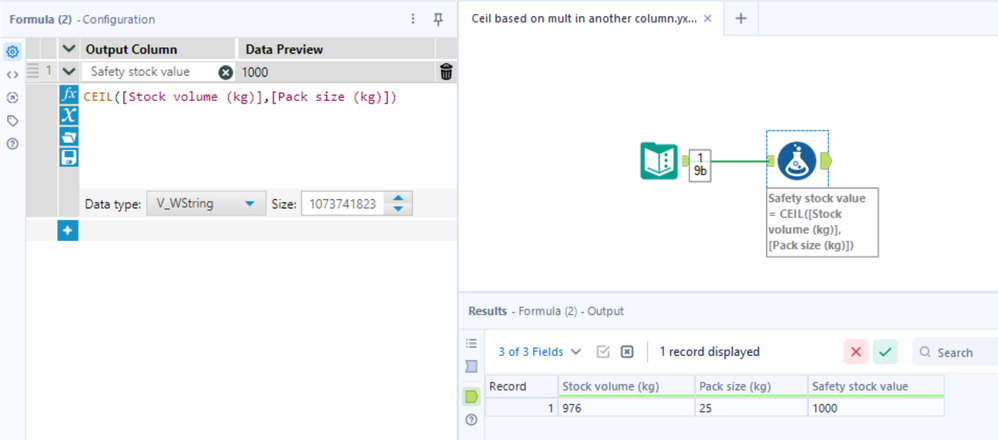 Round to an existing value within my data set - Alteryx Community