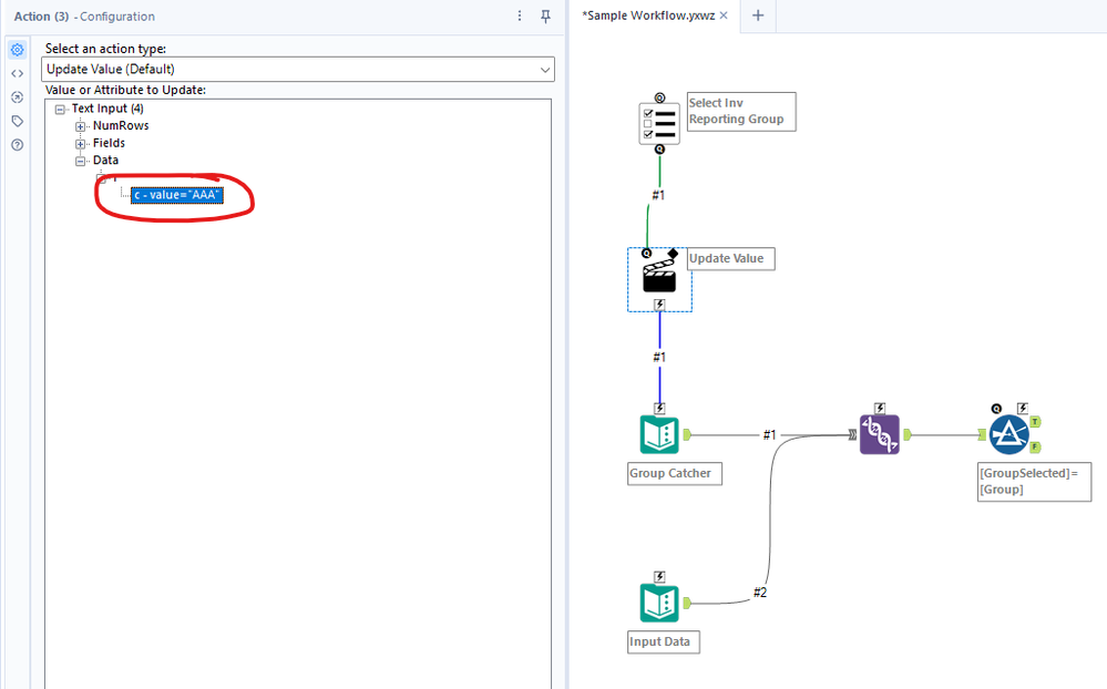 Analytic App - Action Tool won't update my Text Input tool.png