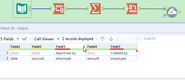 excel headers - Alteryx Community