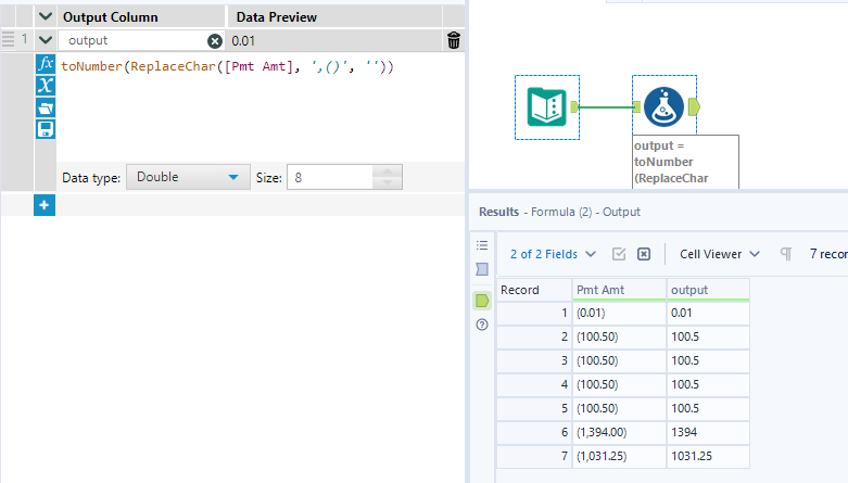 Solved: VString to Double with Commas - Alteryx Community