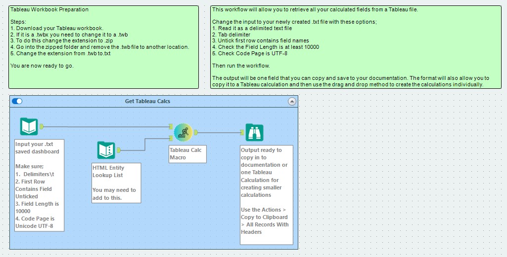 Alteryx Workflow To Retrieve Tableau Workbook Calc - Alteryx Community