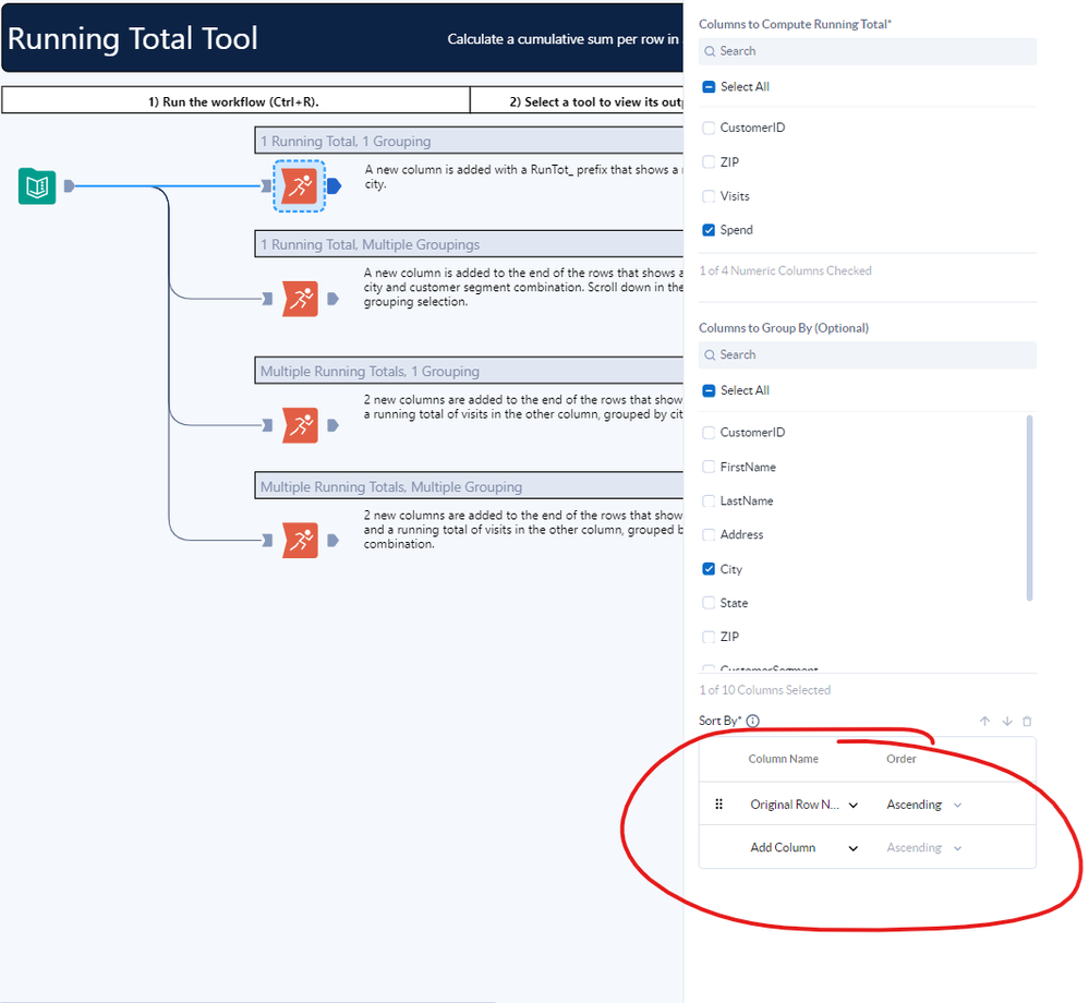 No Column Selected for Sorting in Designer Cloud.png