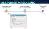 Figure 6: Screenshot of the Response Messaging section of the engine macro