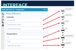 Figure 3: Screenshot of the frontend and corresponding Interface tools