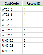 correct order before table tool