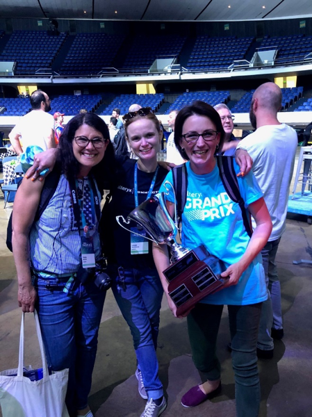 Post-race celebration with two of my Alteryx Community favorites, Tara McCoy & Leah Knowles!