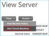 Select "View Served Machines" to see what devices have connected to the LLS.