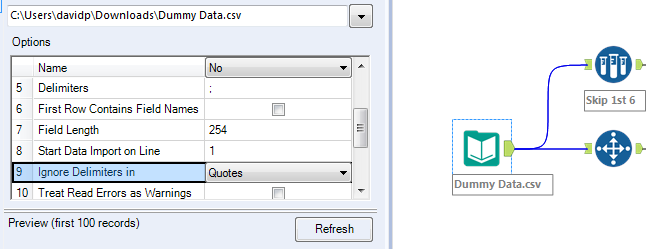 Importing CSV and seeing a lot of NULLS - Alteryx Community