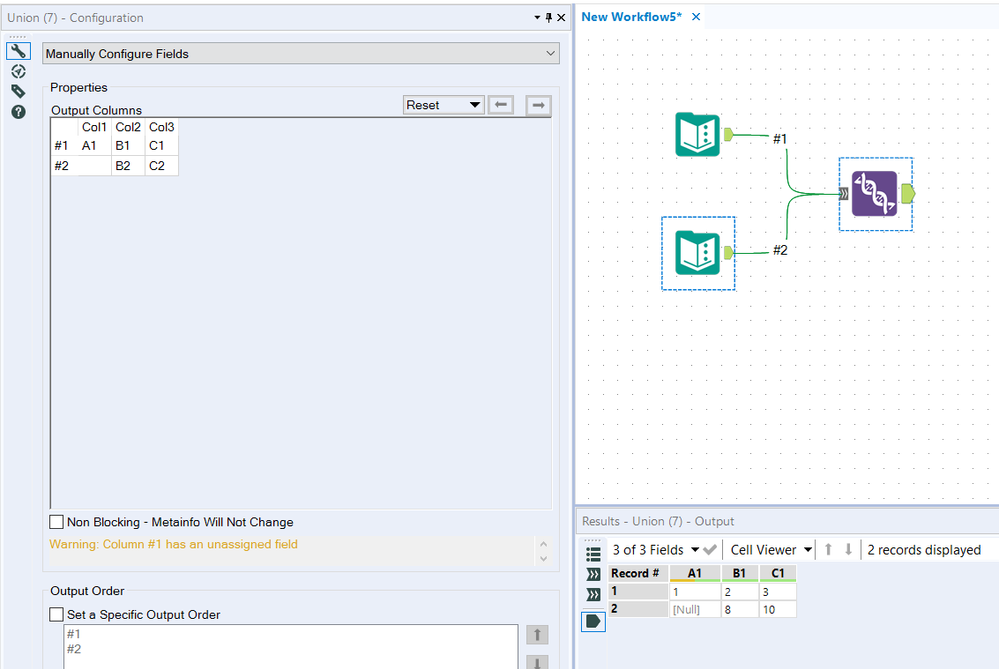 Union Tool Alteryx Community