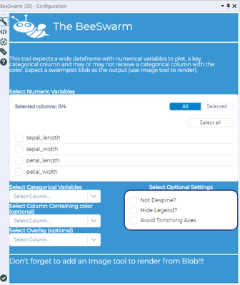 Configuration of The BeeSwarm