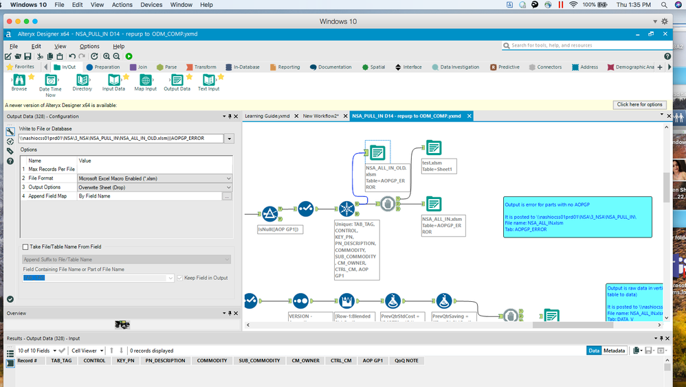 Output Tool Not Working As Expected Is It Alteryx Alteryx Community