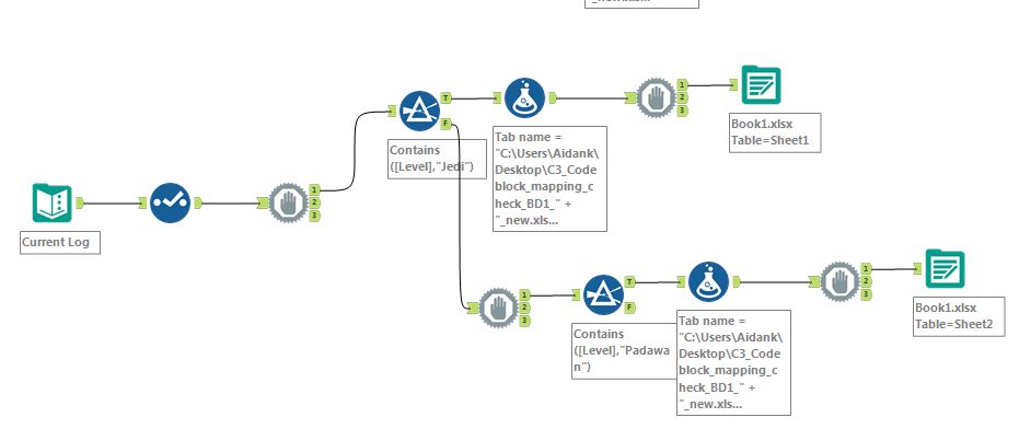 Solved: Alteryx filter output to multiple excel tabs in on... - Alteryx ...