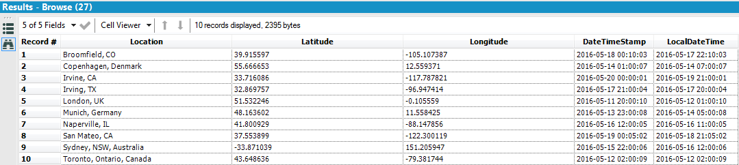 Convert Utc Gmc To Local Time Of Locations In Your Data Alteryx 5017